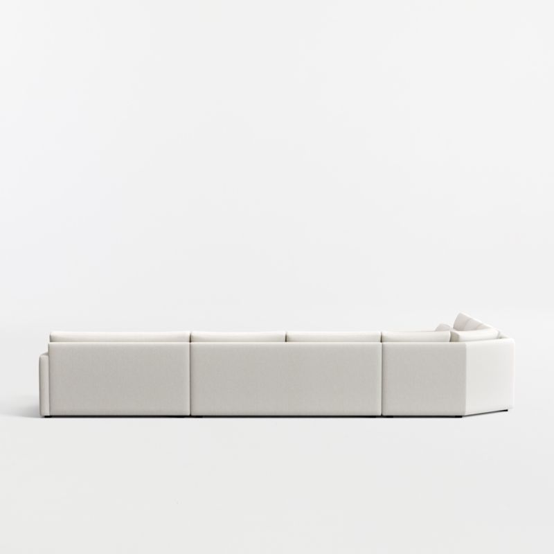 Retreat 4-Piece L-Shaped Wedge Bench Sectional Sofa with Extra Wide Chaise Lounge - image 6 of 7