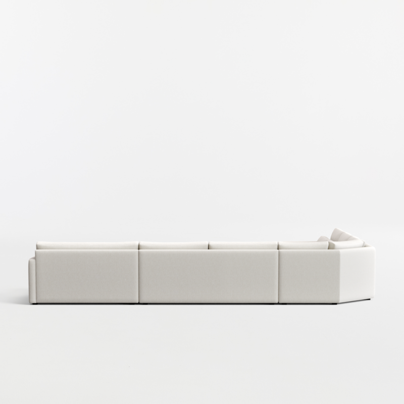 Retreat 4-Piece L-Shaped Wedge Bench Sectional Sofa with Extra Wide Chaise Lounge - image 7 of 7