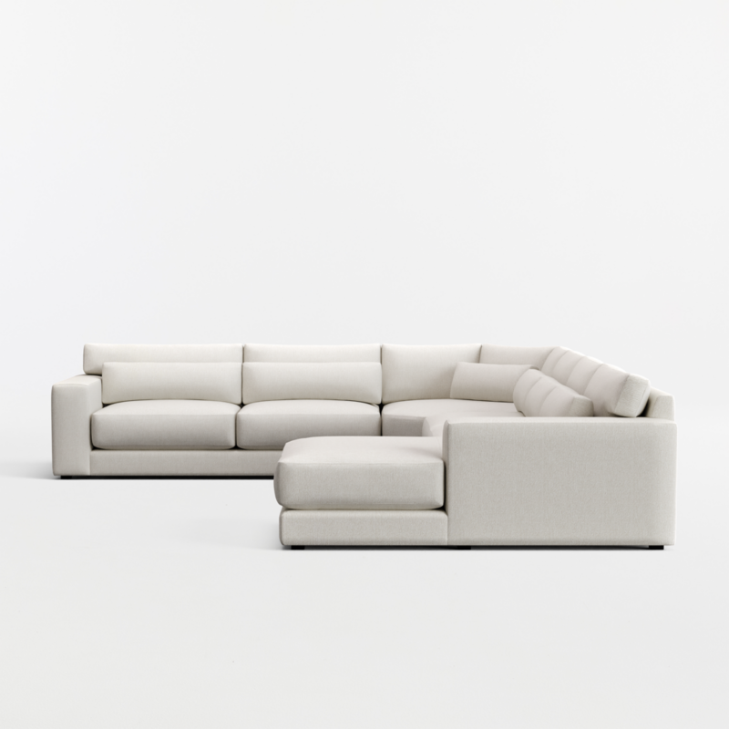 Retreat 4-Piece L-Shaped Wedge Sectional Sofa with Chaise Lounge - image 7 of 8