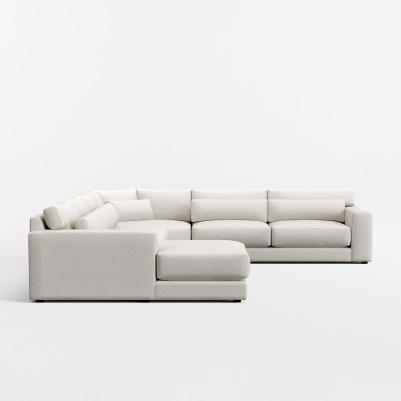 Retreat 4-Piece L-Shaped Wedge Sectional Sofa with Chaise Lounge - image 5 of 7