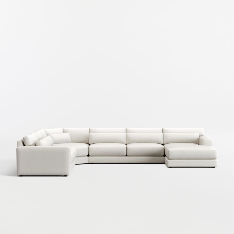 Retreat 4-Piece L-Shaped Wedge Sectional Sofa with Chaise Lounge - image 2 of 7
