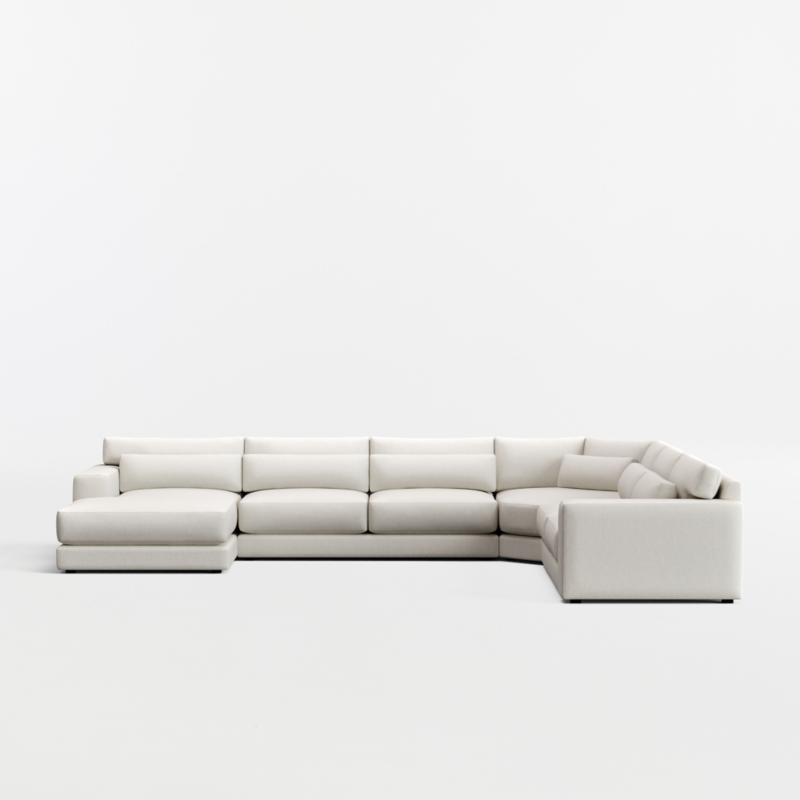 Retreat 4-Piece L-Shaped Wedge Sectional Sofa with Chaise Lounge - image 6 of 8