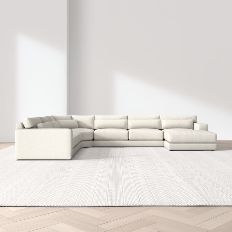 Retreat 4-Piece L-Shaped Wedge Sectional Sofa with Chaise Lounge - image 2 of 8