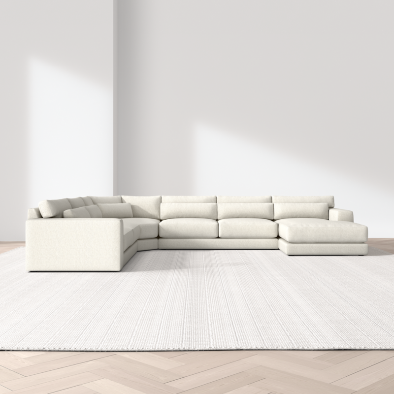 Retreat 4-Piece L-Shaped Wedge Sectional Sofa with Chaise Lounge - image 3 of 8