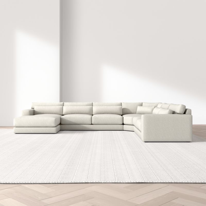 Retreat 4-Piece L-Shaped Wedge Sectional Sofa with Chaise Lounge - image 2 of 8