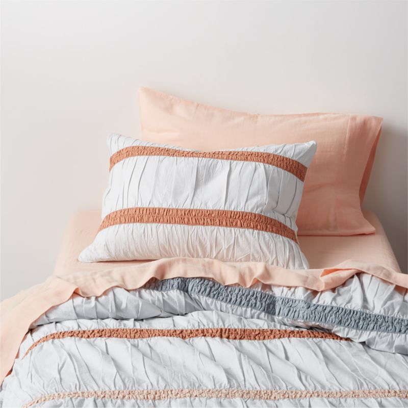 Supersoft Kids Mist Blue Organic Cotton Gauze Twin Sheet Set