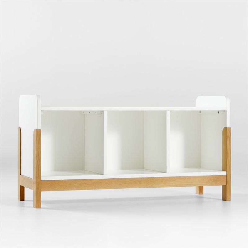 Rue Wood 3-Cube Low Bookcase