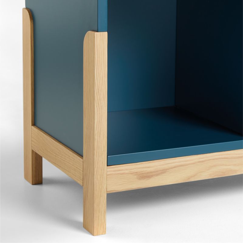 Rue Midnight Blue Wood 12-Cube Bookcase - image 4 of 5