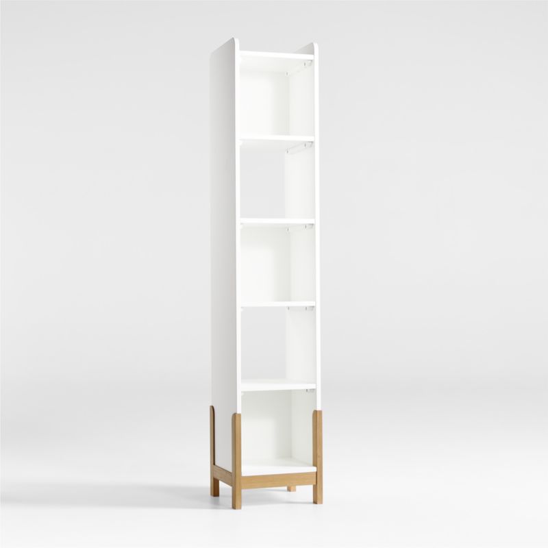 Rue Wood 5-Shelf Narrow Bookcase