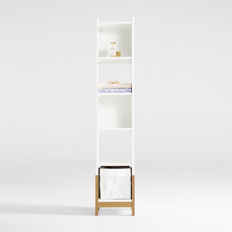 Rue Wood 5-Shelf Narrow Bookcase