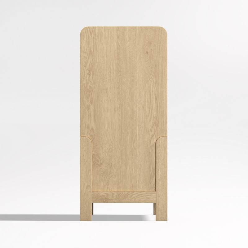 Rue Natural Wood 6-Cube Low Bookcase - image 7 of 12