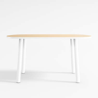 White wooden 2025 kids table