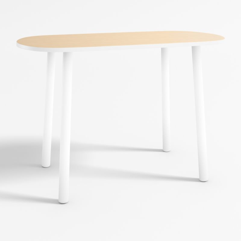 Rue Adjustable White Wood Kids Play Table with 30" Legs - image 3 of 7