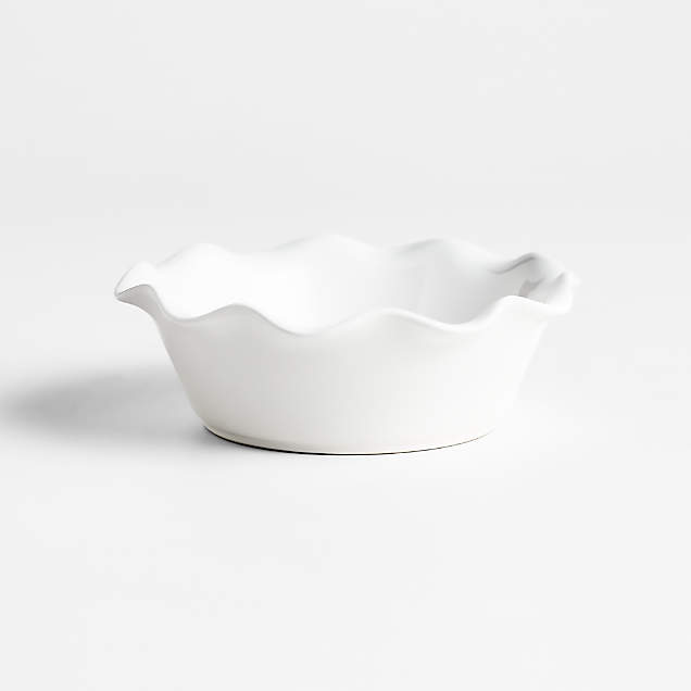 Ruffled Pie Dish + Reviews Crate & Barrel Canada