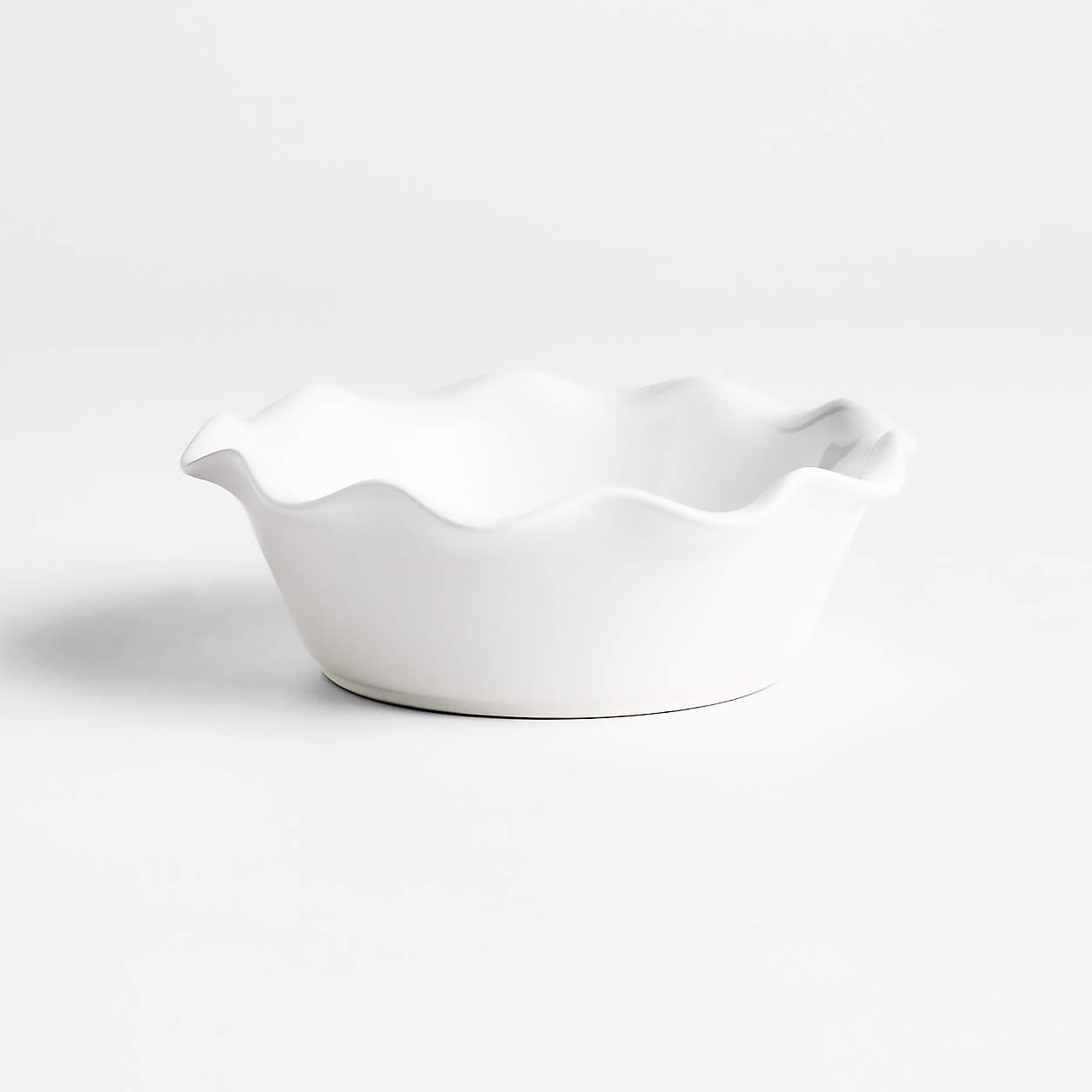 Ruffled Individual Pie Dish + Reviews Crate & Barrel