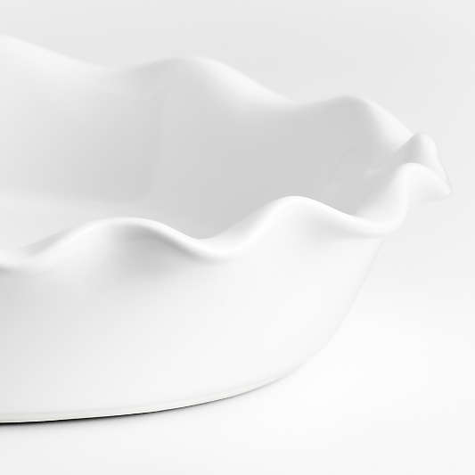 Ruffled Pie Dish