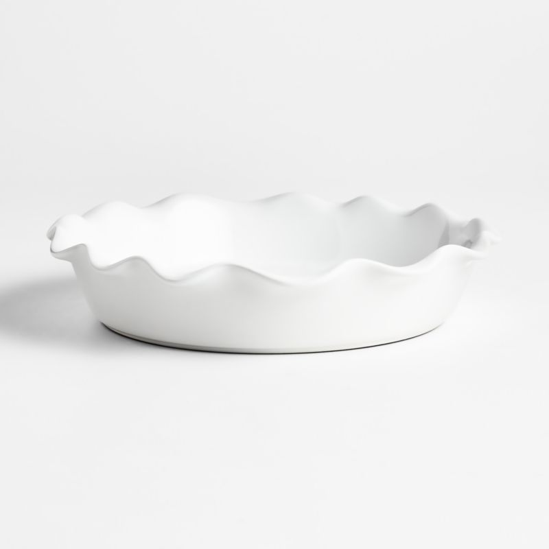 Ruffled Pie Dish   Reviews | Crate & Barrel