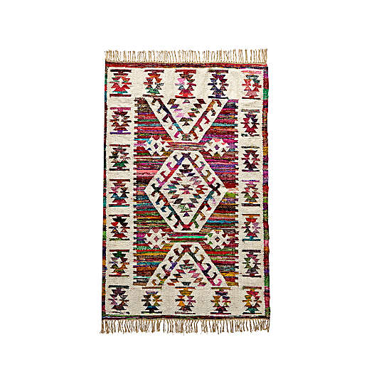 Casablanca Handwoven Colorful Rug 8x10