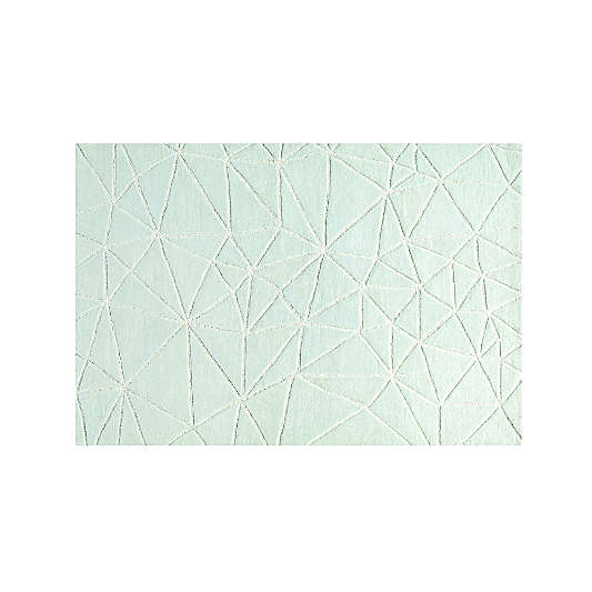 Crystal Mosaic 4 x 6' Mint Rug