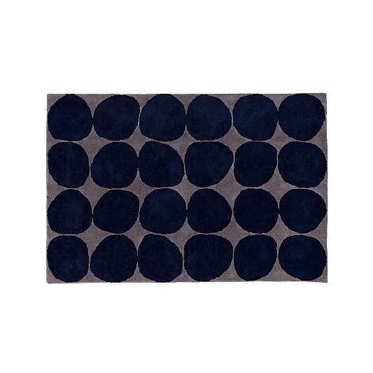 5x8' Blue Spot Rug