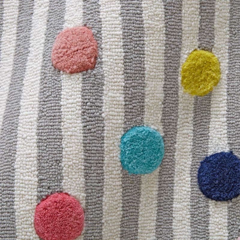 Sprinkles Colorful Stripe Kids Rug 4x6