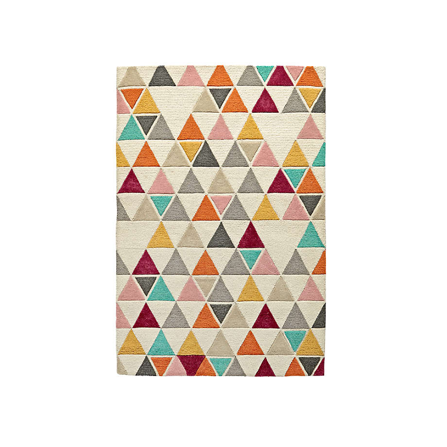 5 x 8' Triangle Rug + Reviews | Crate and Barrel