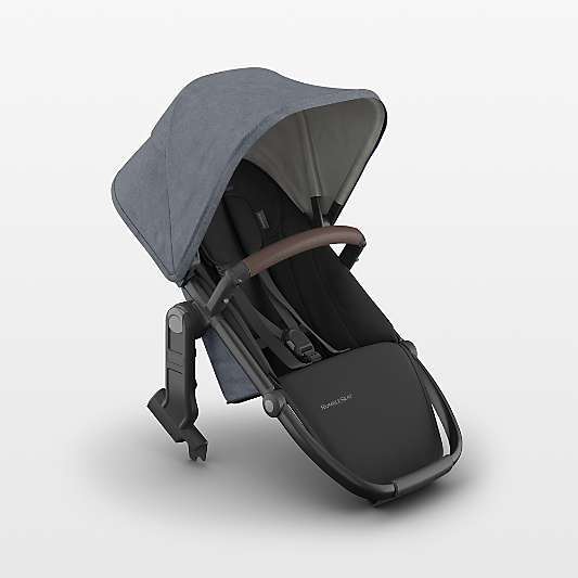 UPPAbaby RumbleSeat V3 Julian Dusty Blue Melange with Graphite Frame Baby Stroller Seat