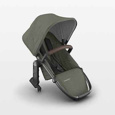 UPPAbaby RumbleSeat V3 Evelyn Meadow Green with Graphite Frame Baby Stroller Seat