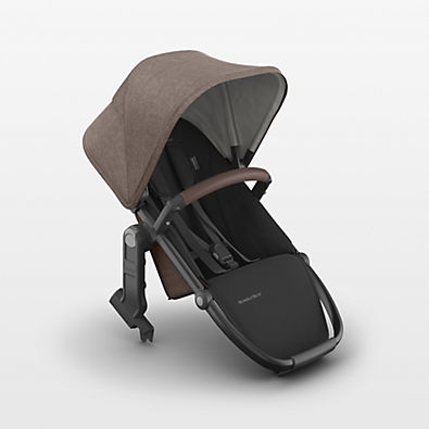 View UPPAbaby RumbleSeat V3 Owen Mocha Brown Melange with Graphite Frame Baby Stroller Seat details