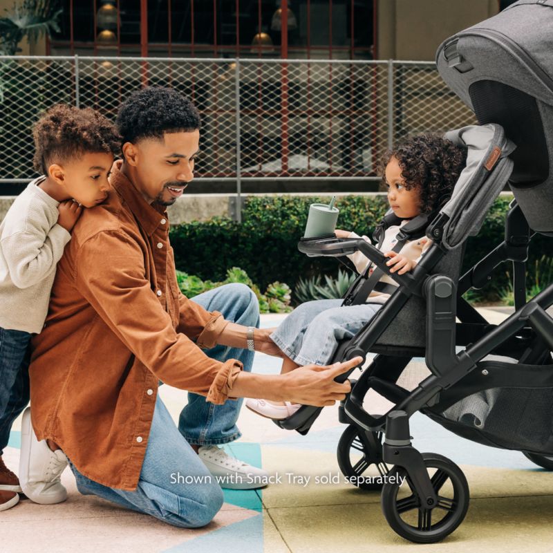 UPPAbaby ® RumbleSeat V3 Ada Sandstone Melange with Carbon Frame Baby Stroller Seat - image 2 of 7