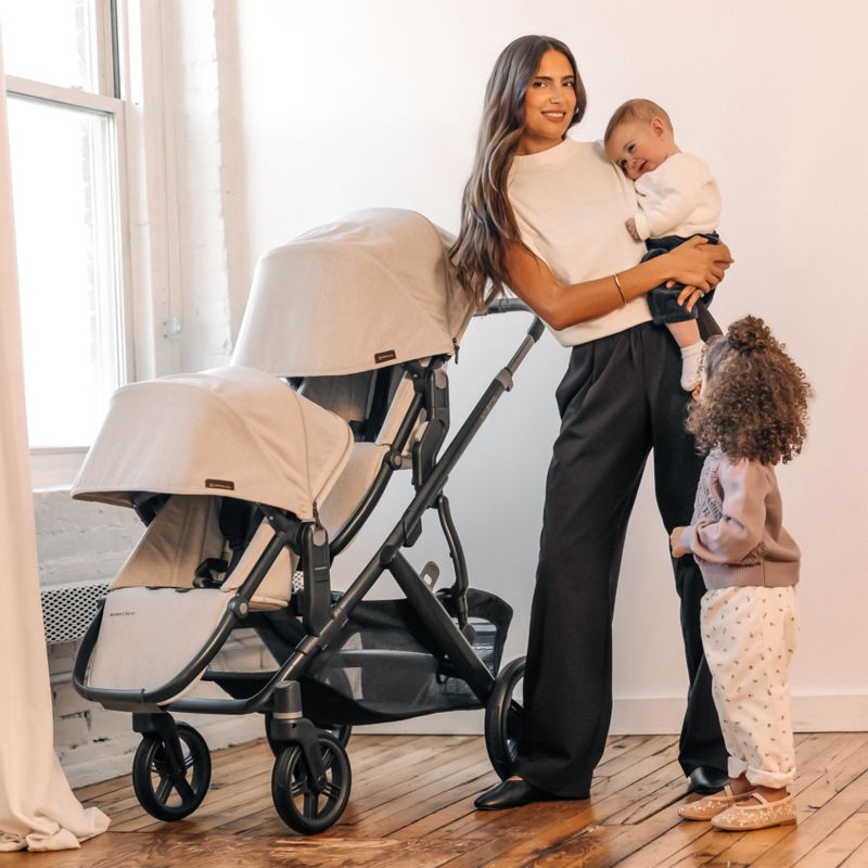UPPAbaby ® RumbleSeat V3 James Black with Carbon Frame Baby Stroller Seat - image 1 of 4