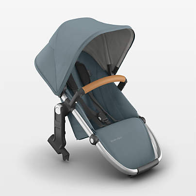 UPPAbaby ® RumbleSeat V3 Callum Stone Blue with Silver Frame Baby Stroller Seat