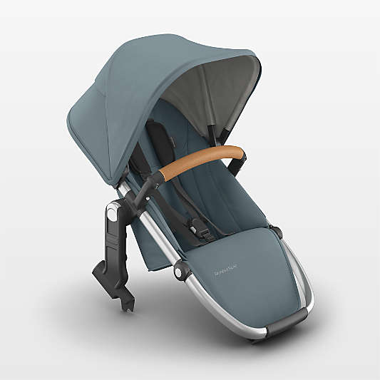 UPPAbaby ® RumbleSeat V3 Callum Stone Blue with Silver Frame Baby Stroller Seat