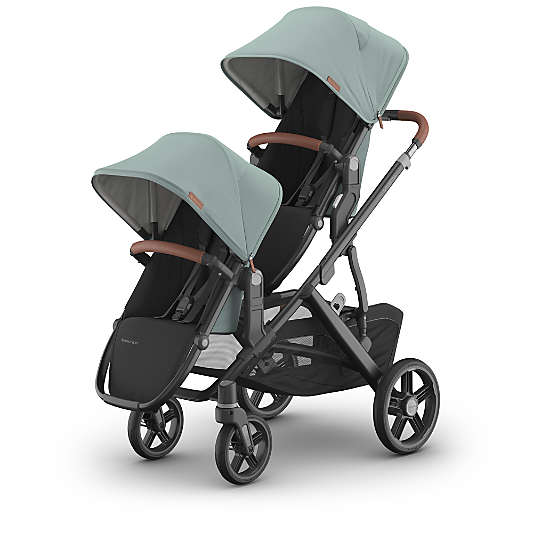 UPPAbaby ® RumbleSeat V3 Kenzi Mystic Aqua Blue with Black Frame Baby Stroller Seat