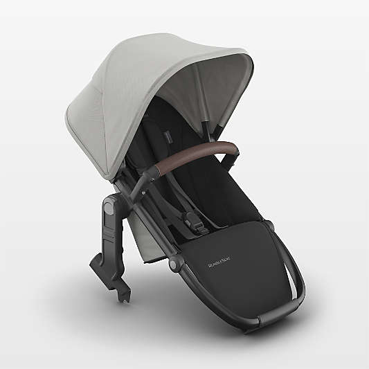 UPPAbaby ® RumbleSeat V3 Savannah Pearl Gray Jacquard with Black Frame Baby Stroller Seat