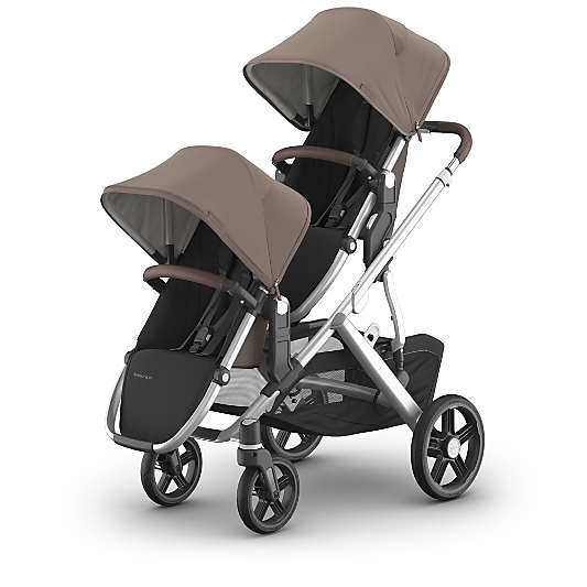UPPAbaby ® RumbleSeat V3 Theo Dark Taupe with Silver Frame Baby Stroller Seat