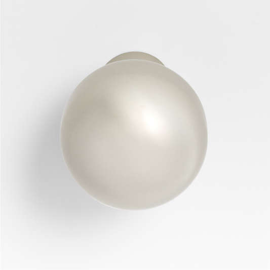 Rune Round Brushed Nickel Knob