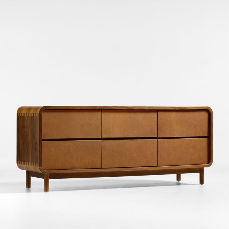 Shinola Runwell Walnut 6-Drawer Dresser - image 4 of 6