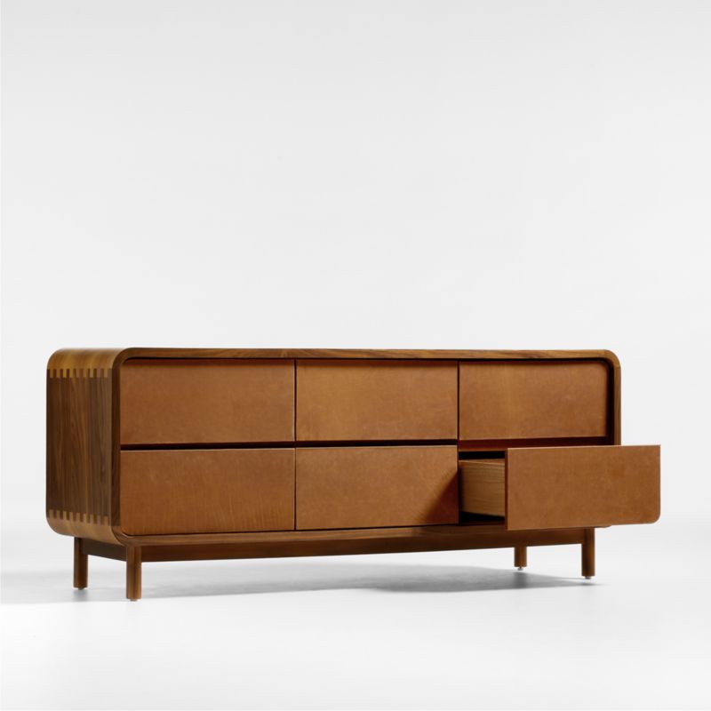 Shinola Runwell Walnut 6-Drawer Dresser - image 2 of 6