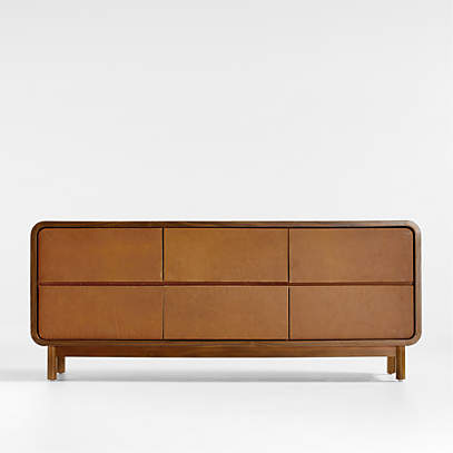 Cb2 store walnut dresser