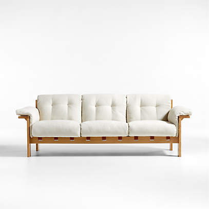 Shinola Runwell Wood Frame Sofa