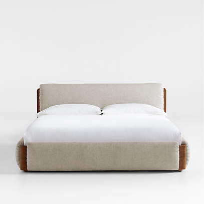 Shinola Runwell King Light Grey, Upholstered Bed Frame King Grey