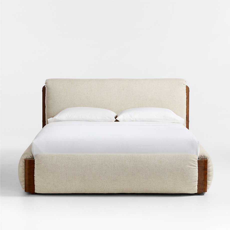 Shinola Runwell Queen Upholstered Bed | Crate & Barrel
