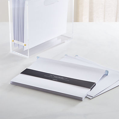 View Russel + Hazel White Hanging File Folders details