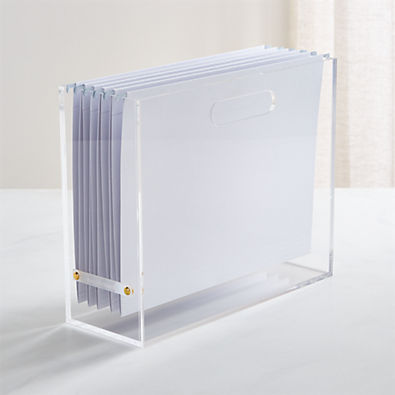 View Russell + Hazel Slim Acrylic File Box details