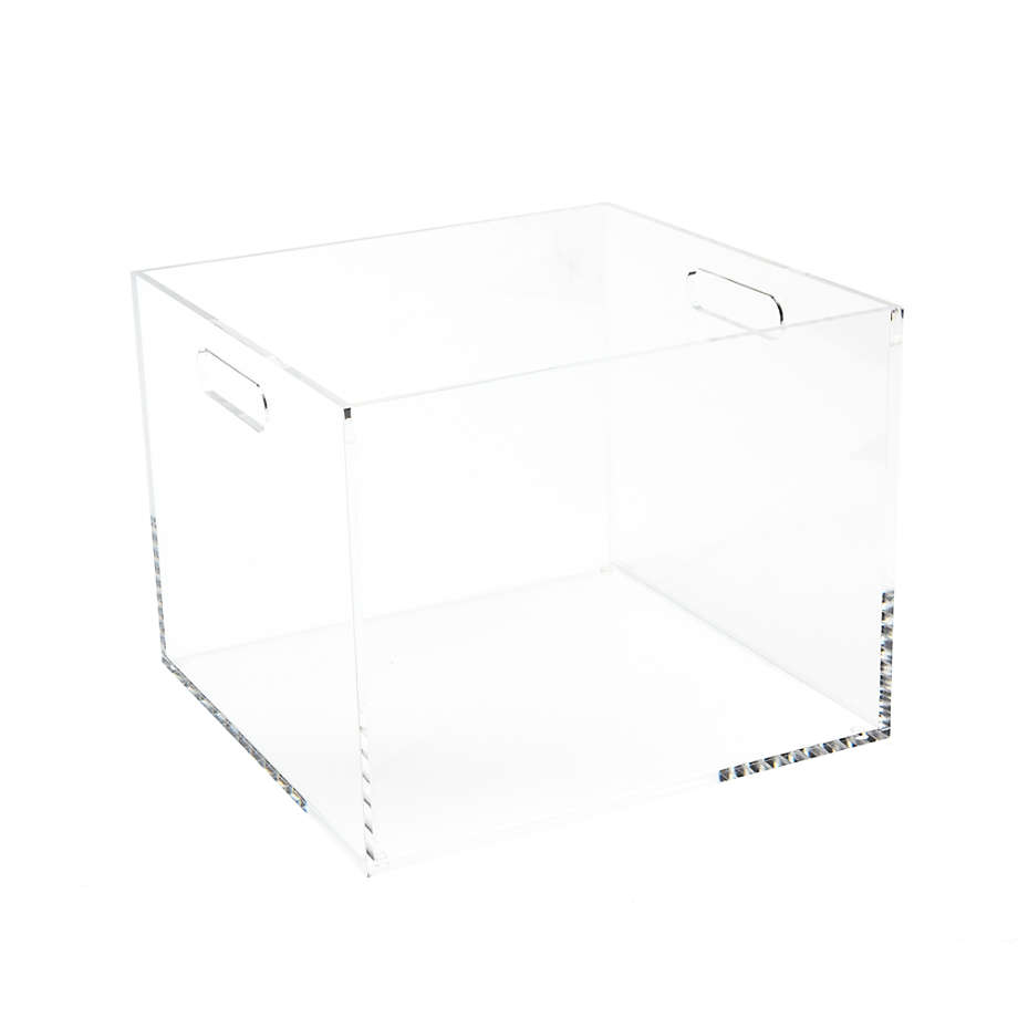 Crate&Barrel Russell + Hazel Acrylic File Box | The Shops at Willow Bend