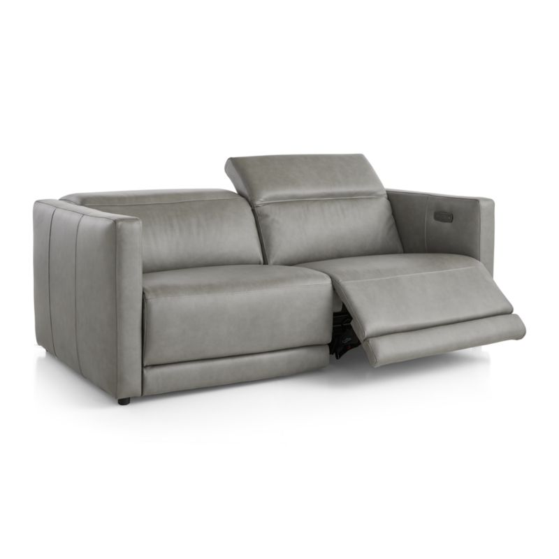 Russo Leather Power Reclining Sofa 79" - image 6 of 11