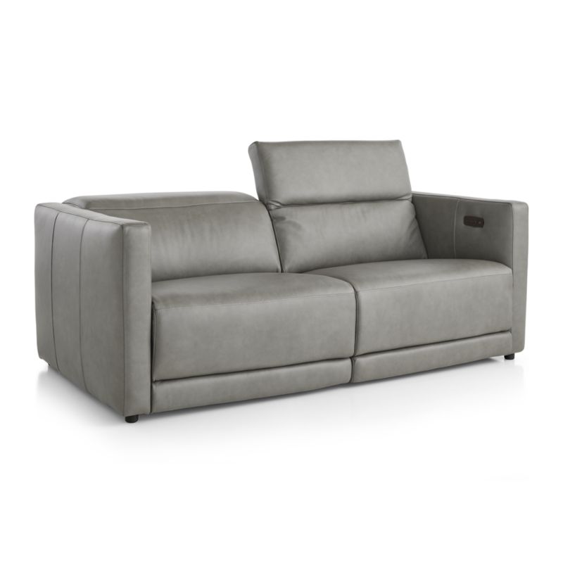 Russo Leather Power Reclining Sofa 79" - image 7 of 11