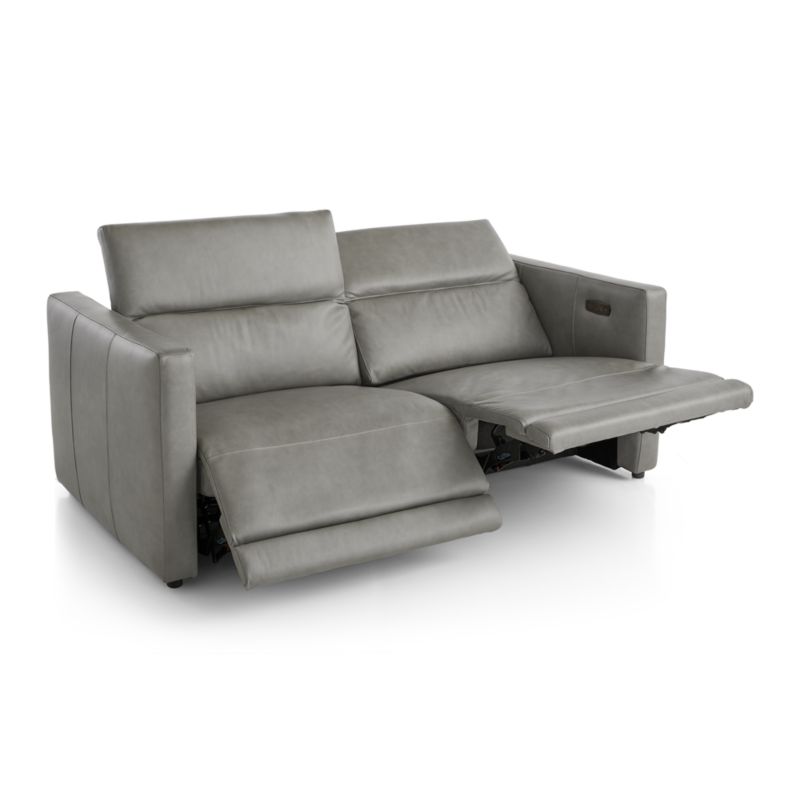 Russo Leather Power Reclining Sofa 79" - image 5 of 11