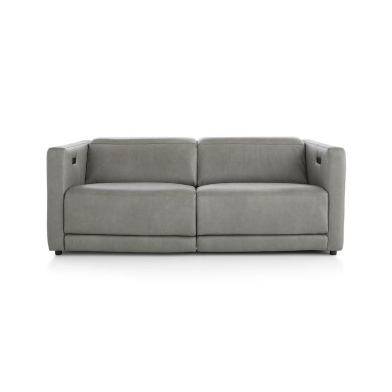 Russo Leather Power Reclining Sofa 79" - image 3 of 11